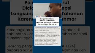 Pengantin Pria di Garut Diciduk saat Resepsi, Langsung Ganti Baju Tahanan karena Curanmor saat Nikah