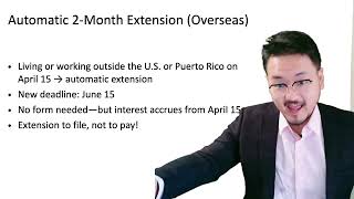 Automatic 2-Month Tax Extension: Who Qualifies?