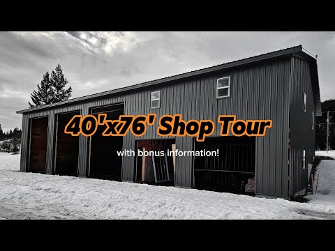 40'x76' Shop Tour