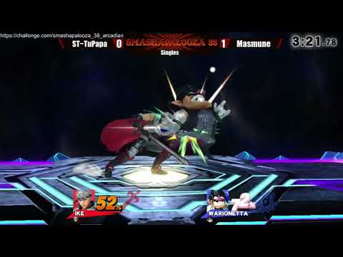 SmashaPalooza 38: Arcadian - Losers Finals - Masmune (Ike, Marth) vs ST~TuPapa (Wario)