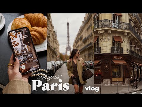 PARIS VLOG 🥐 | our short trip to Paris, city tour, shopping at YSL, vintage gems