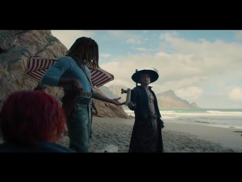 Mihawk meets Shanks to show Luffy's wanted poster One Piece live action Netflix