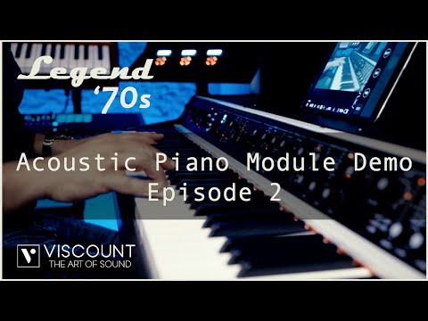 VISCOUNT LEGEND ‘70s -  Acoustic Piano Module Demo  | No Talking |