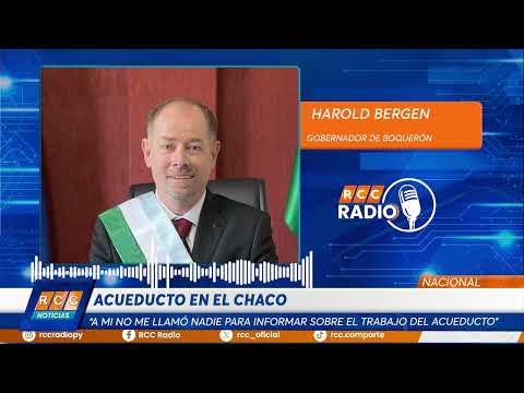 Gobernador de Boquerón: “A mi no me llamó nadie para informar sobre el trabajo del acueducto”