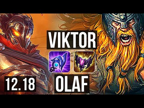 VIKTOR vs OLAF (MID) | 3/1/12, 65% winrate | KR Diamond | 12.18