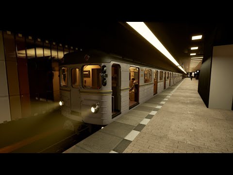 |Gameplay| 🎮 Back in Service - Metro Driver (Dejvická - Skalka) with Ečs subway train