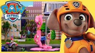 Mighty Pups Stop Pink Sludge! | PAW Patrol | Toy Play Episode for Kids