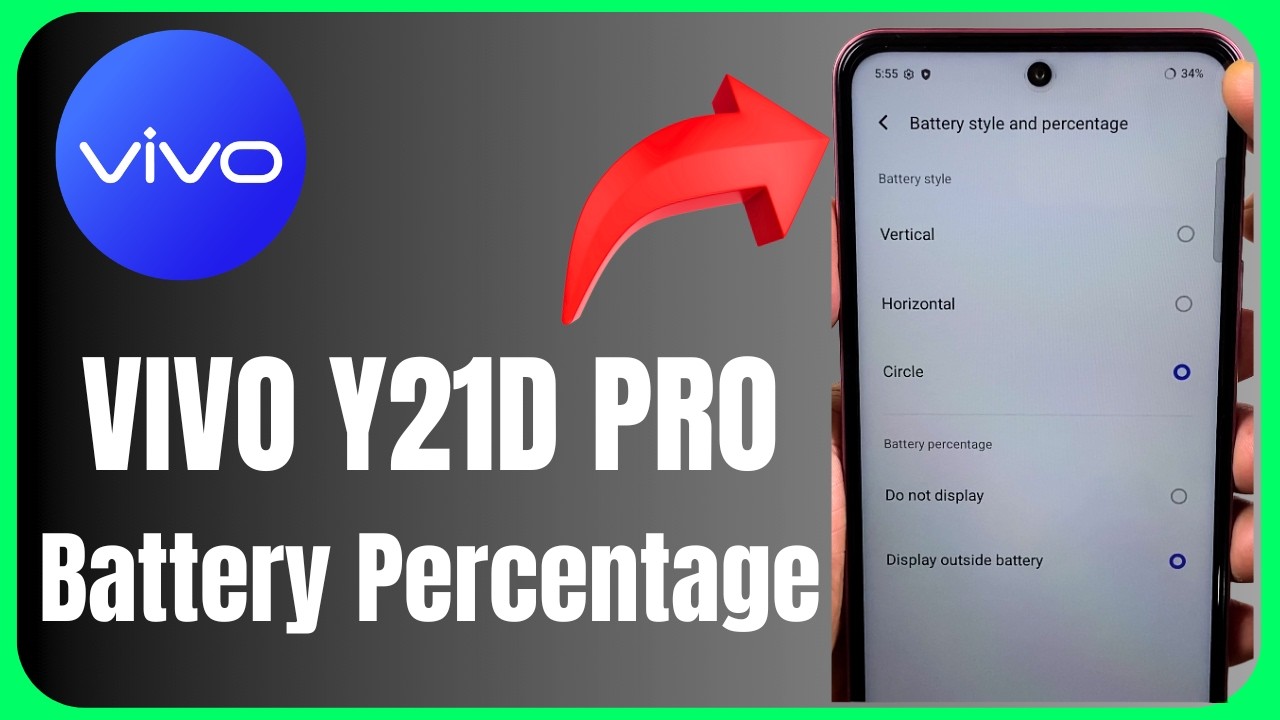 🔋 Vivo Y21D Battery Percentage ON 😱📱 | Show Battery Percentage Easily! 🔥