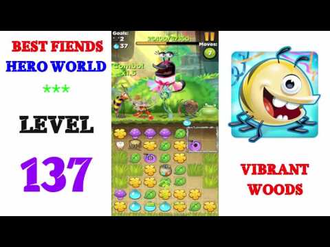Best Fiends Hero Level 137 - Walkthrough