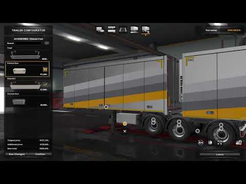 Euro Truck Simulator 2 1.32 Trailer Ownership - Trailer Customization