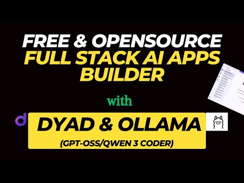 Build AI Apps Locally in Minutes (Free & No API Costs!) | Dyad + Ollama