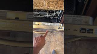 How to reset kitchenaid dishwasher control board