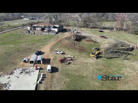CAYCE KY 12/10/2021 TORNADO DAMAGE (footage from 12/14/2021)
