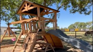 Backyard Discovery Endeavor II All Cedar Wood Swing Set Playset for Backyard Review