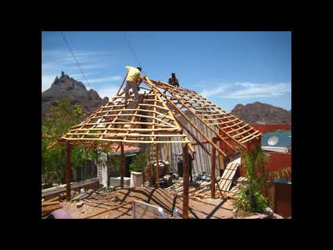 image-How do you build a palapa roof?