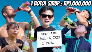 Download lagu CHALLENGE MINUM SIRUP 1 BOTOL 1 MENIT DAPAT 1 JUTA! AUTO DIABETES! mp3