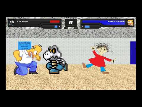 A Mugen Request #52 : Dry Bones Vs Homer Simpson