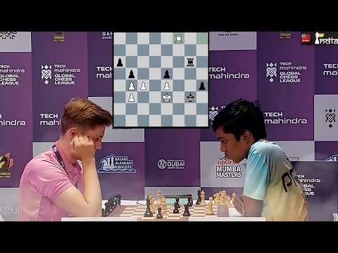 Praggnanandhaa's Rook Endgame Madness | Jonas Buhl Bjerre vs R Praggnanandhaa | Global Chess League