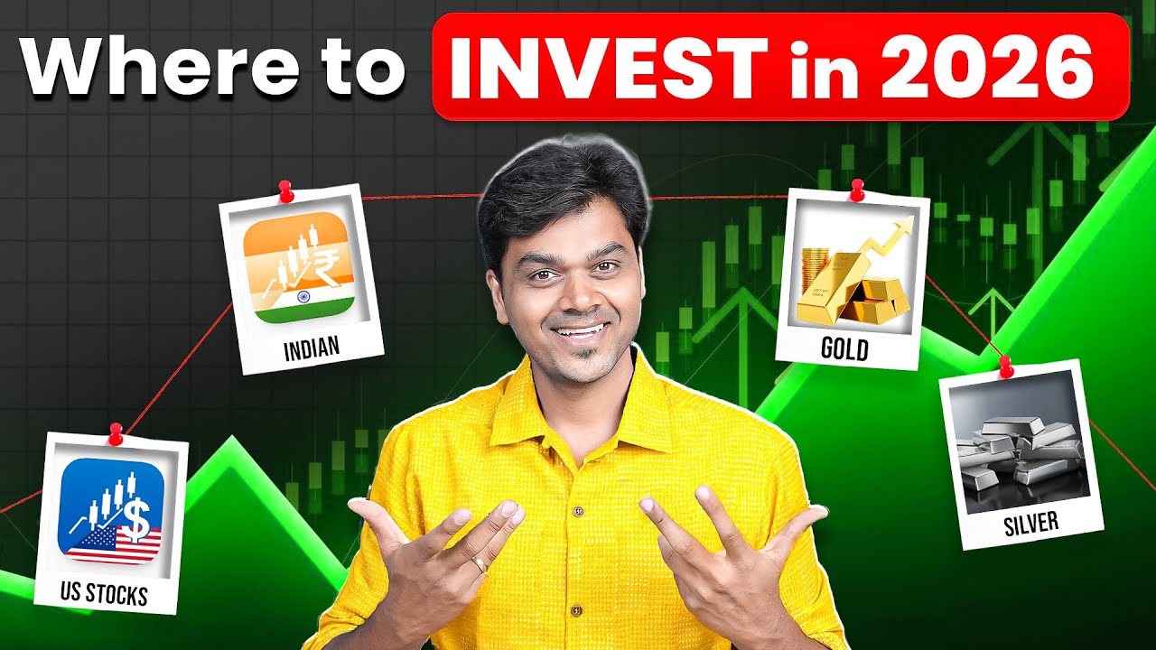 Where to invest in 2026 🤔 Gold Vs Silver Vs Indian Market Vs US Market 📉