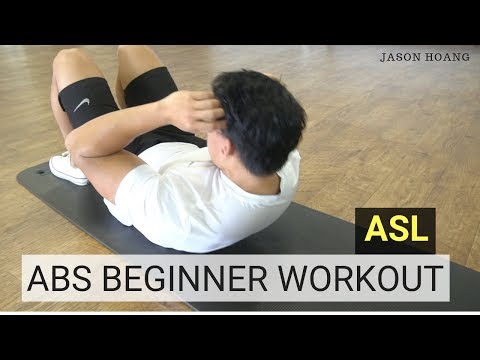 Beginner Abs Workout ASL