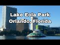Lake Eola Park In Orlando Florida Full Walking Tour Orlando FL