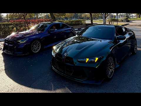 POV 2025 BMW M4 CS WILD DRIVE TO THE EXOTIC CAR MEET‼️