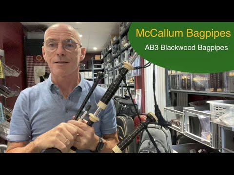 McCallum AB3 Blackwood Bagpipe Showcase