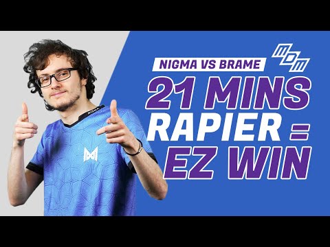 21 MINS RAPIER!! MIRACLE MEDUSA 2 MINS GG AFTER BOUGHT RAPIER! NIGMA VS BRAME