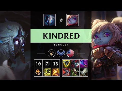 Kindred Jungle vs Poppy - NA Diamond Patch 25.07