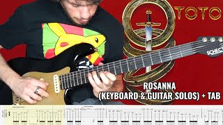 Download lagu TOTO - Rosanna (KEYBOARD & GUITAR SOLO)   TAB mp3