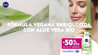 Nivea PROMO 2ª unidad al -50% dto. en Carrefour en la gama de cuidado facial NIVEA Naturally Good anuncio