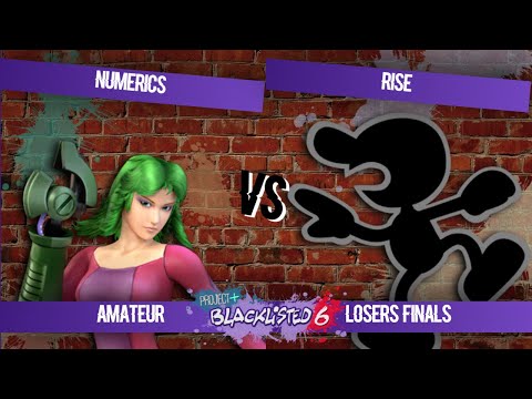 Blacklisted 6 Ammy Bracket LF - Rise (Mr. Game and Watch) vs Numerics (Zero Suit Samus)