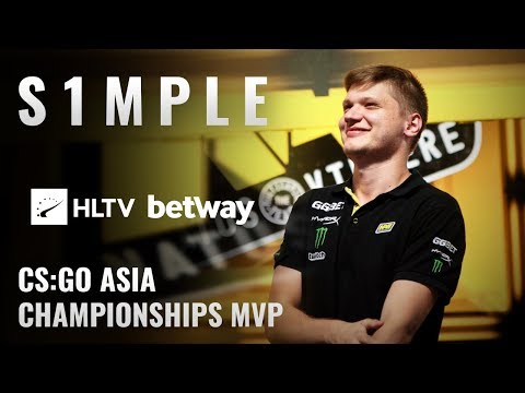 s1mple - HLTV MVP by Betway of CS:GO Asia Championships 2018