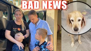 HORRIBLE News About our Dog Kona, Chris Lost &amp; Owen Kicked Out of Gym || Mommy Monday