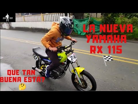 Probando la YAMAHA RX 115c.c de carreras🔥 por las calles a MÁXIMA VELOCIDAD🏁.MOTOVELOCIDAD COLOMBIA.