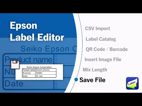 Label Editor : 파일 저장 방법