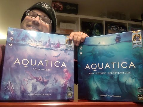 Aquatica Cold Waters Expansion Unboxing! If the Monsters don't get you the Scurvy will! Beware!