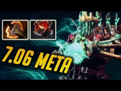 BattleFury + MOM 7.06 Meta Abuse Wraith King by rmN- | Dota 2 7.06 WK Highlights