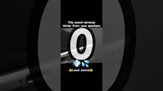 This sound removes water from your speakers 💨💦 #shorts #fy #fyp