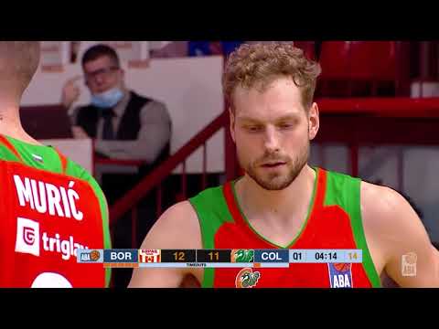 ABA Liga 2020/21, Round 20 match: Borac - Cedevita Olimpija (6.3.2021)