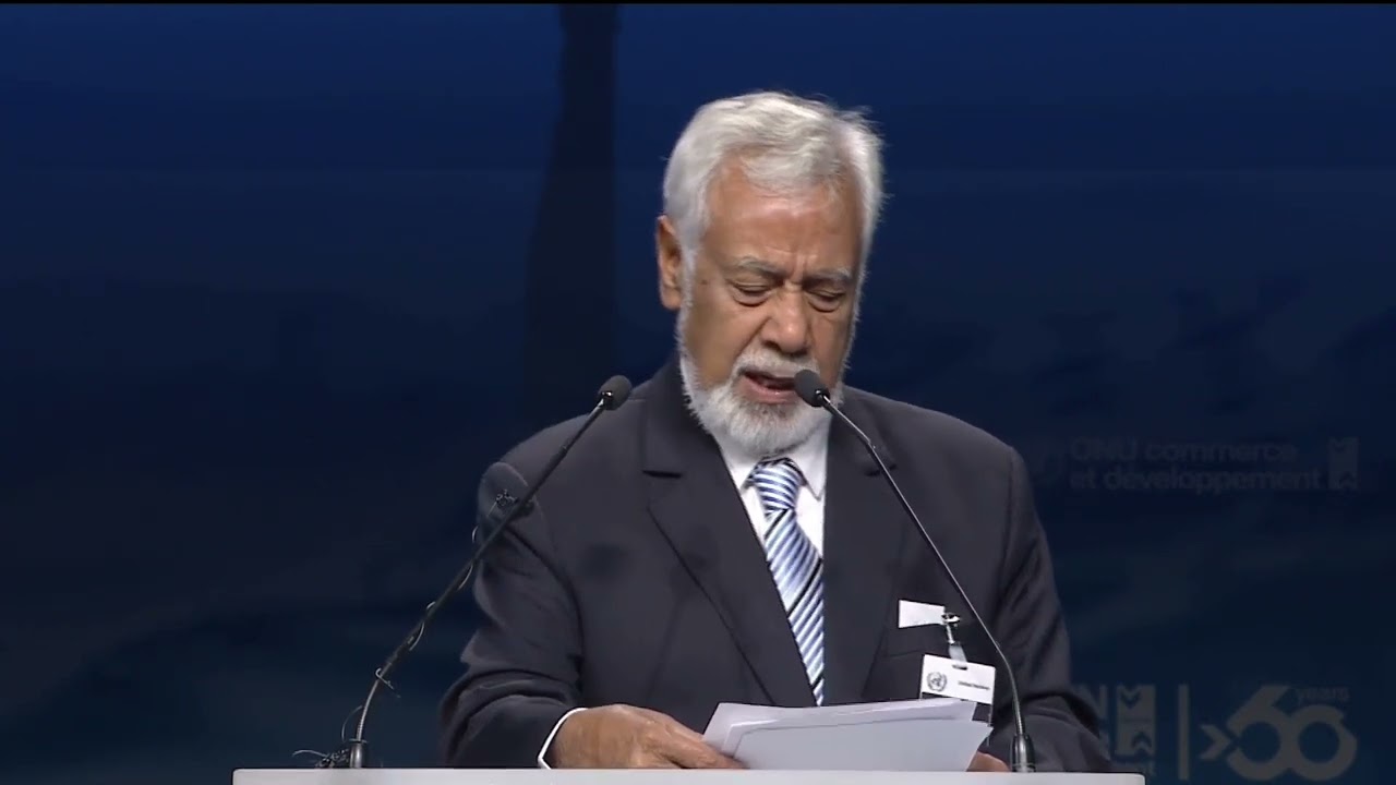 Timor Leste Prime Minister inspiring speech during UNCTAD 60th anniversary