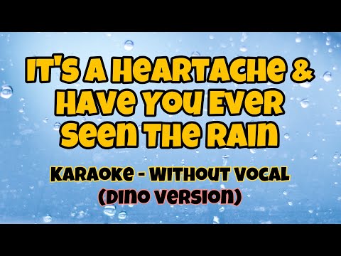 It’s A Heartache / Have You Ever Seen The Rain (Karaoke Minus One) - Medley (DINO style) #karaoke