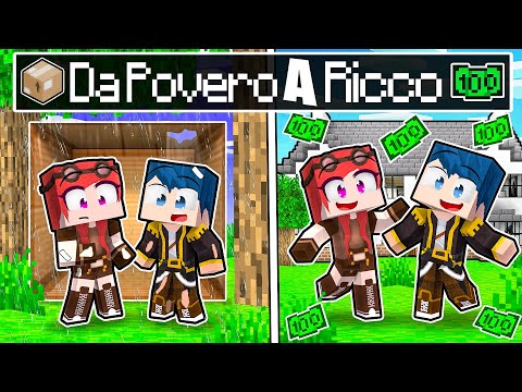 VITA DA POVERO A RICCO SU MINECRAFT!