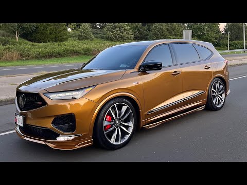 Mdx types with downpipe & full exhaust from function werks