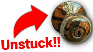 ► Easily Fix Your Sticky Doorknob!!!
