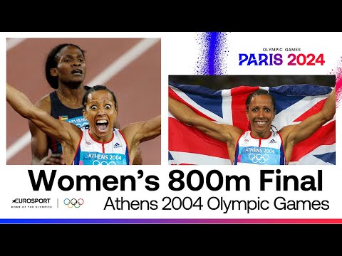 Kelly Holmes LEGENDARY Women's 800m Olympic Gold at Athens 2004 🥇 #Paris2024