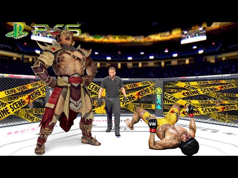 UFC4 Bruce Lee vs. Shao Kahn EA Sports UFC 4