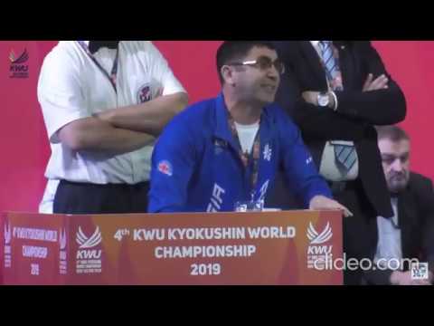 Nazar Nasirov (Russia) & Jacquot Jean Paul (France) 4TH KWU KYOKUSHIN WORLD CHAMPIONSHIP - FINALS