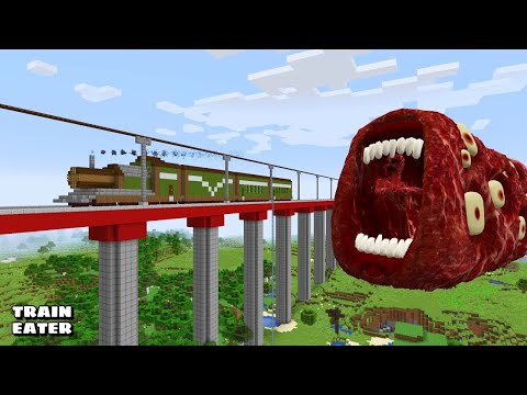 i Found Scariest TRAIN EATER ARRIVAL 😱 in Minecraft | Minecraft Horror |