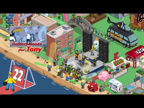 Los Simpson Springfield "Homerpalooza, Cap. 22 - Luces multicolores y del concierto" por Tony
